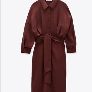 Zara belted dress